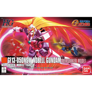 2126768 Bandai HGFC 1/144 GF13-050NSW Nobell Gundam Berserker Mode Model Kit 4573102574015 5057401