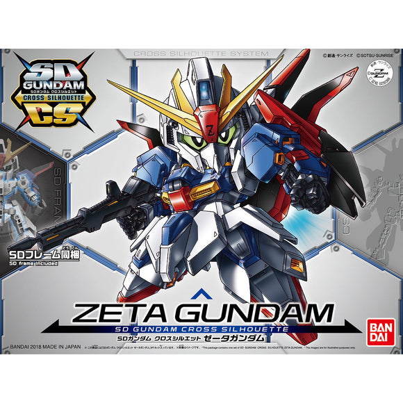 2424163 5059572 Bandai SD Gundam Cross Silhouette Zeta Gundam Model Kit 4573102595720