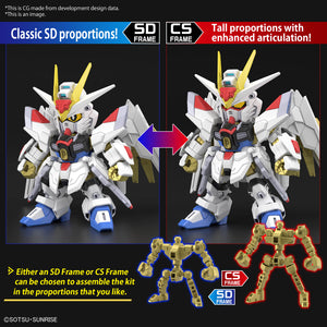 2723582 5067173 Bandai SD Gundam Cross Silhouette Might Strike Freedom Gundam Model Kit 4573102671738