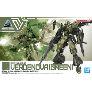 2733945 Bandai 30 Minutes Missions 30MM 1/144 bEXM-21 Verdenova (Green) Model Kit 4573102671493