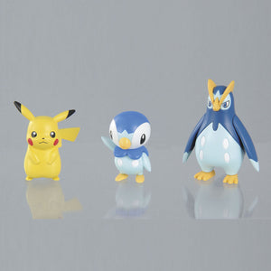 5066564 Bandai Pokemon Plamo Collection Empoleon Evolution Set Model Kit 4573102664082