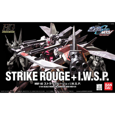 BAS1124918 Bandai HG 1/144 MBF-02 Strike Rouge+IWSP Model Kit 4573102591425