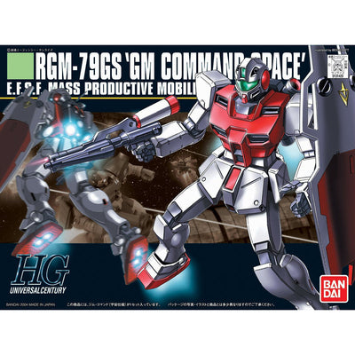 BAS1131420 Bandai HGUC 1/144 RGM-79GS GM Command Space Type Model Kit 4573102557292