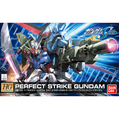 BAS2197210 Bandai HG R17 1/144 GAT-X105+AQM/E-YM1 Perfect Strike Gundam Model Kit 4573102557506