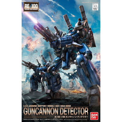 BAS2404346 Bandai RE/100 1/100 MSA-005K Guncannon Detector Model Kit 4573102629029