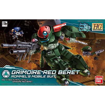 BAS2426154 Bandai HGBD 1/144 GH-001RB Grimoire Red Beret Model Kit 4549660257356