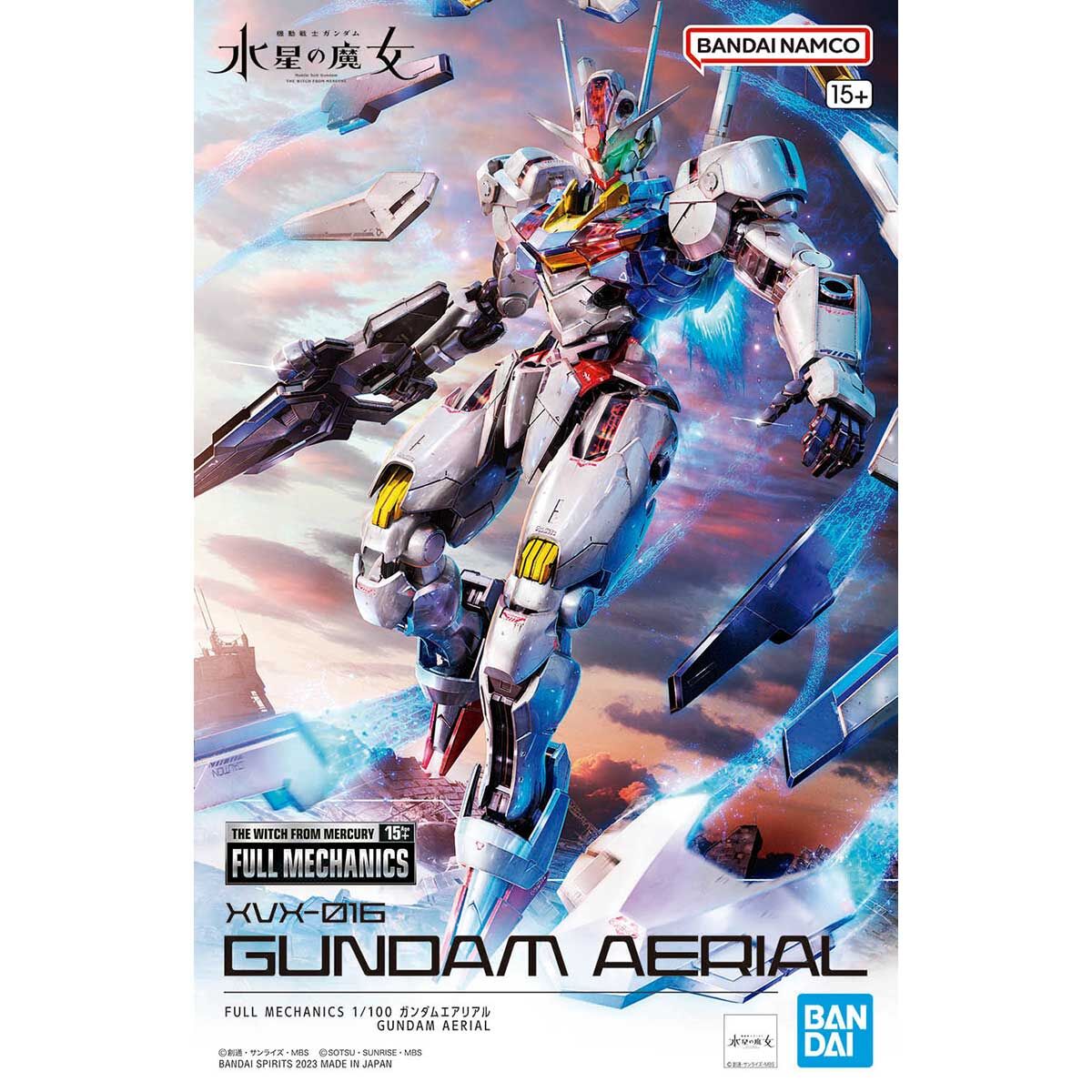 BAS2641291 Bandai Full Mechanics 1/100 Gundam Aerial Model Kit 4573102650900