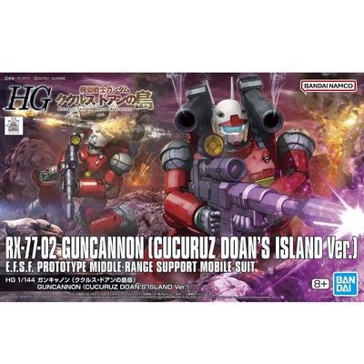 BAS2652260 Bandai HG 1/144 RX-77-02 Guncannon Cucuruz Doan’S Island Ver. Model Kit