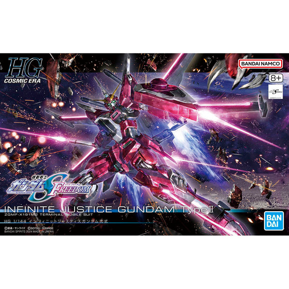 BAS2679243 Bandai HG 1/144 ZGMF-X191M2 Infinite Justice Gundam Type II Model Kit 4573102666925