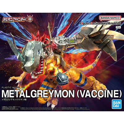 BAS2707940 Bandai Digimon Adventure Figure-rise Standard Amplified Metalgreymon (Vaccine) Model Kit 4573102657183