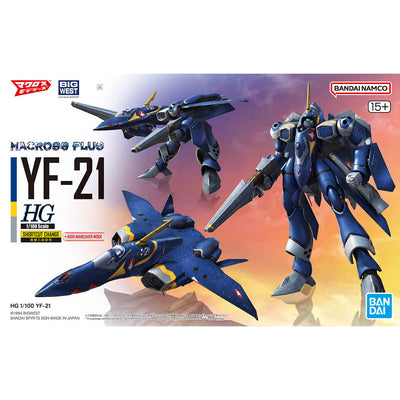 BAS2720662 Bandai Macross Plus HG YF-21 (Guld Goa Bownman use) Model Kit 4573102662804 