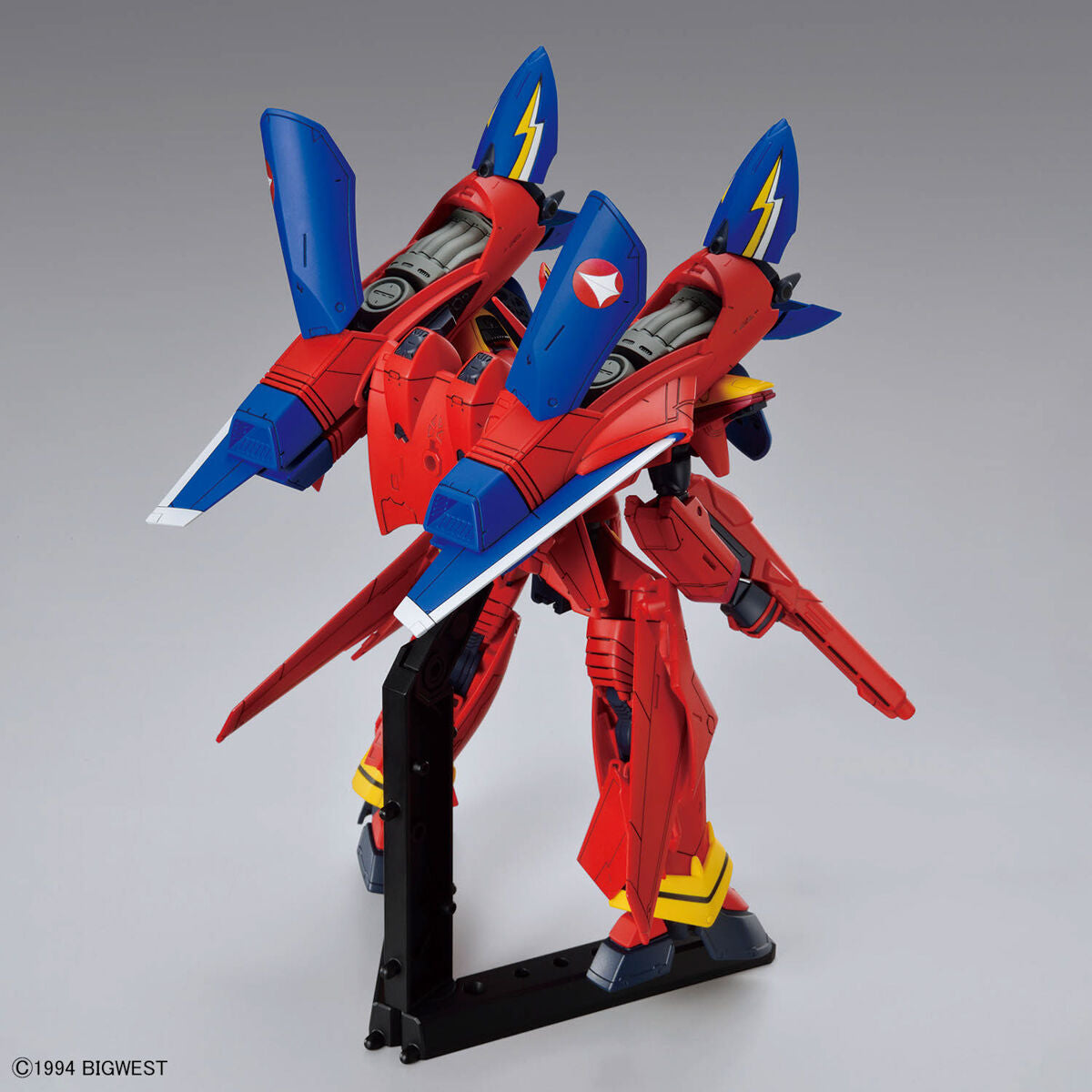 BAS2741376 Bandai Macross 7 HG 1/100 VF-19 Custom Fire Valkyrie with Sound Booster Model Kit 4573102663153