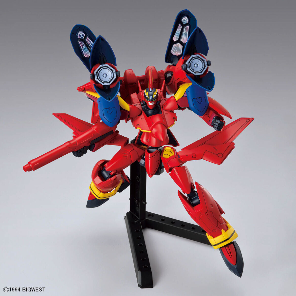 BAS2741376 Bandai Macross 7 HG 1/100 VF-19 Custom Fire Valkyrie with Sound Booster Model Kit 4573102663153