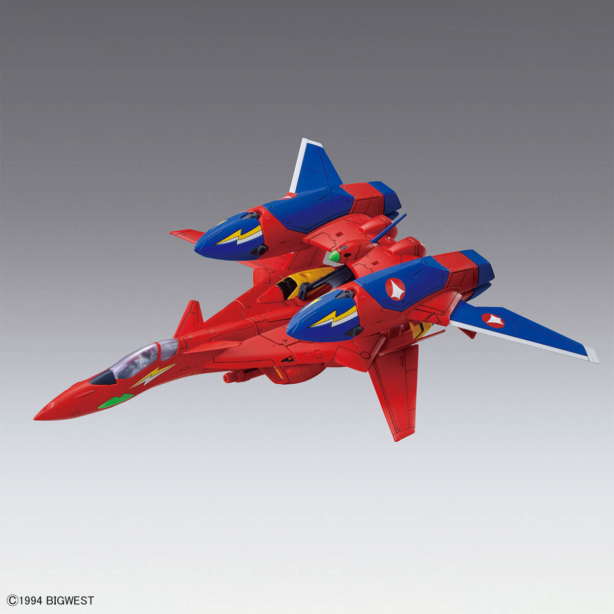 BAS2741376 Bandai Macross 7 HG 1/100 VF-19 Custom Fire Valkyrie with Sound Booster Model Kit 4573102663153