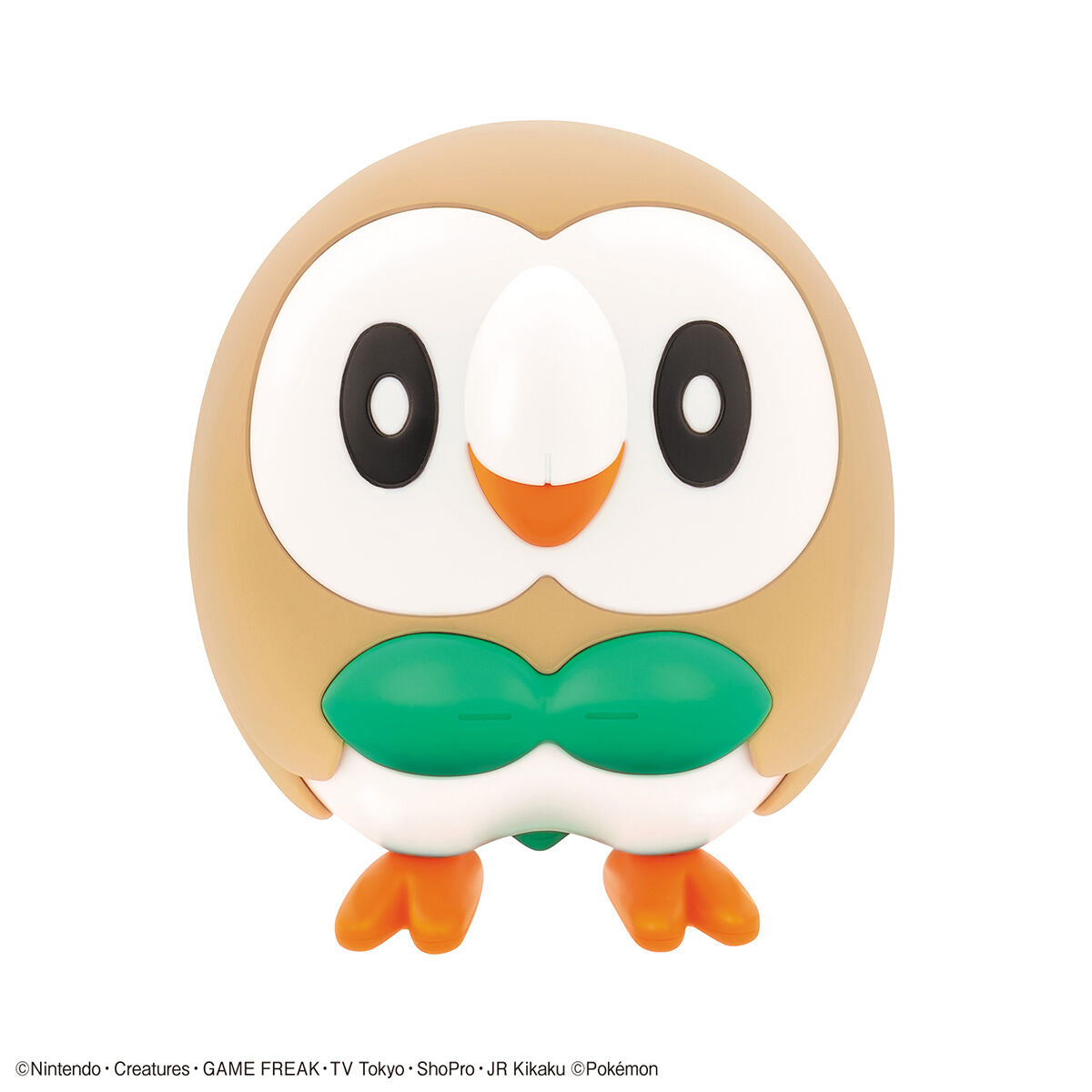 BAS63352 Bandai Pokemon Plamo Collection Quick!! Rowlet Model Kit 4573102633521