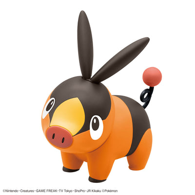 BAS65318 Bandai Pokemon Plamo Collection Quick!! Tepig Model Kit 4573102653185