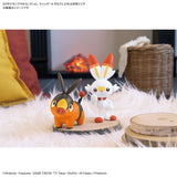 BAS65318 Bandai Pokemon Plamo Collection Quick!! Tepig Model Kit 4573102653185