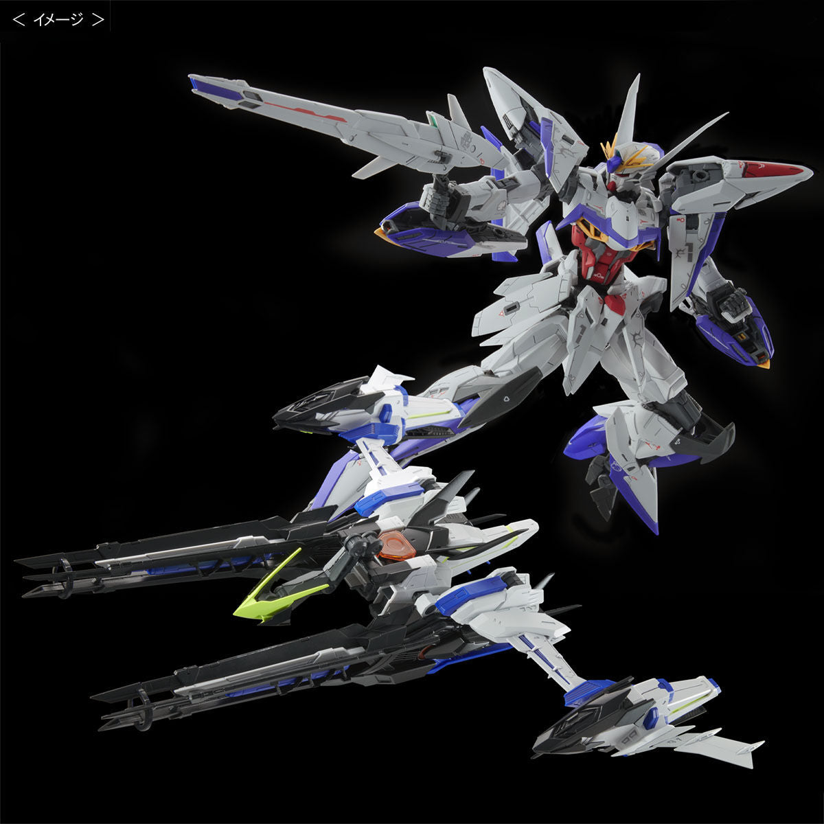 PB46 Bandai MG 1/100 Eclipse Gundam + Raijin Strike Model Kit