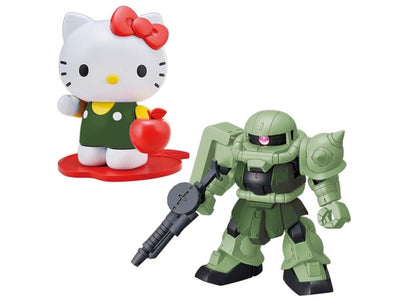 Bandai Hello Kitty x SD Gundam Cross Silhouette Zaku II Model Kit