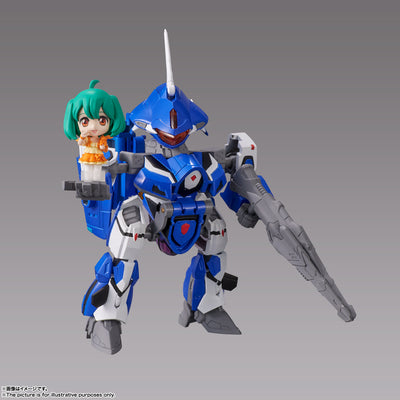 BAS63896 Bandai Tamashii Nation Tiny Session VF-25G Messiah Valkyrie (Michael Use) With Ranka Action Figure