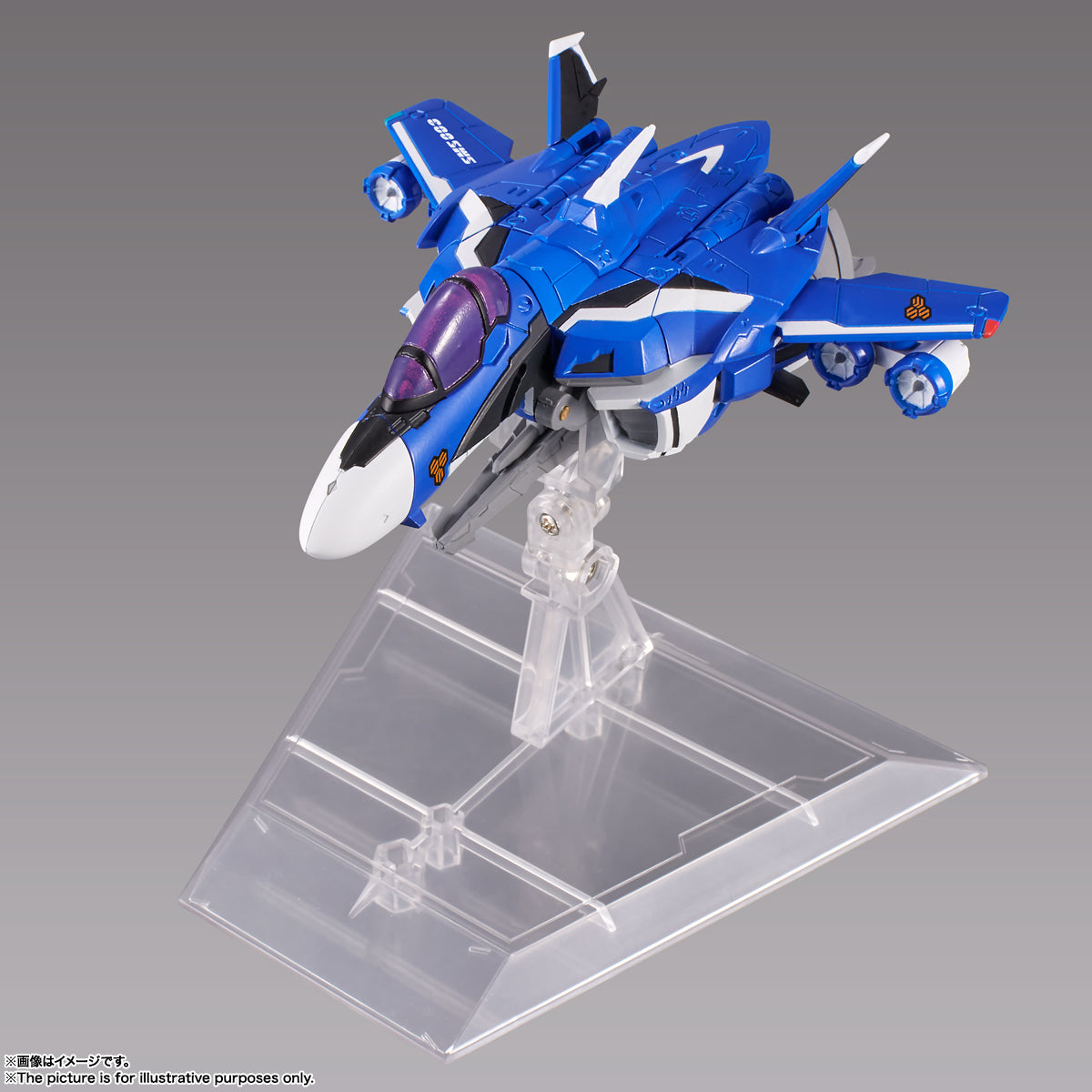 BAS63896 Bandai Tamashii Nation Tiny Session VF-25G Messiah Valkyrie (Michael Use) With Ranka Action Figure