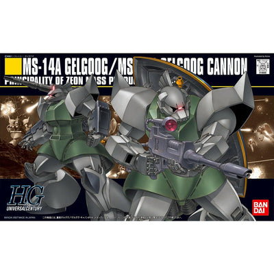 BAS2001466 Bandai HGUC 1/144 MS-14A/C Gelgoog/Gelgoog Cannon Model Kit