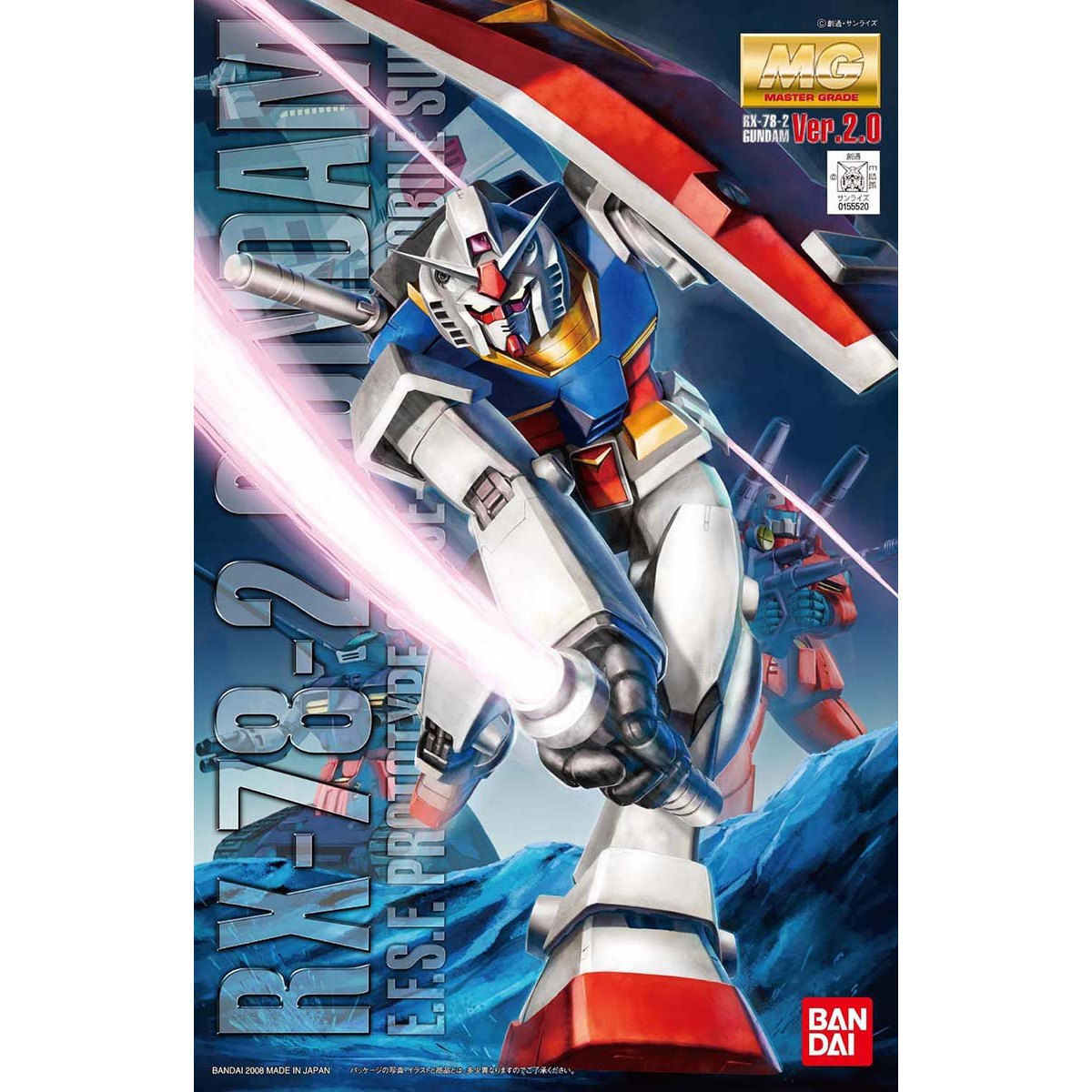 BAS2028924 Bandai MG 1/100 Gundam RX-78-2 (Ver 2.0) Model Kit