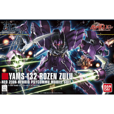 BAS2128373 Bandai HGUC 1/144 YAMS-132 Rozen Zulu Model Kit