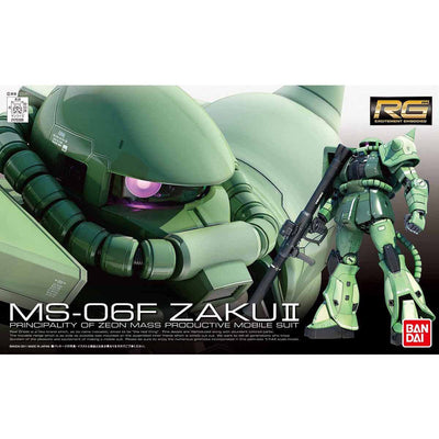 BAS2137102 Bandai RG 1/144 MS-06F Zaku II Model Kit