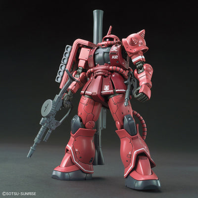 BAS2481061 Bandai HG The Origin 1/144 MS-06S Zaku II Principality of Zeon Char Aznable's Mobile Suit Red Comet Ver Model Kit