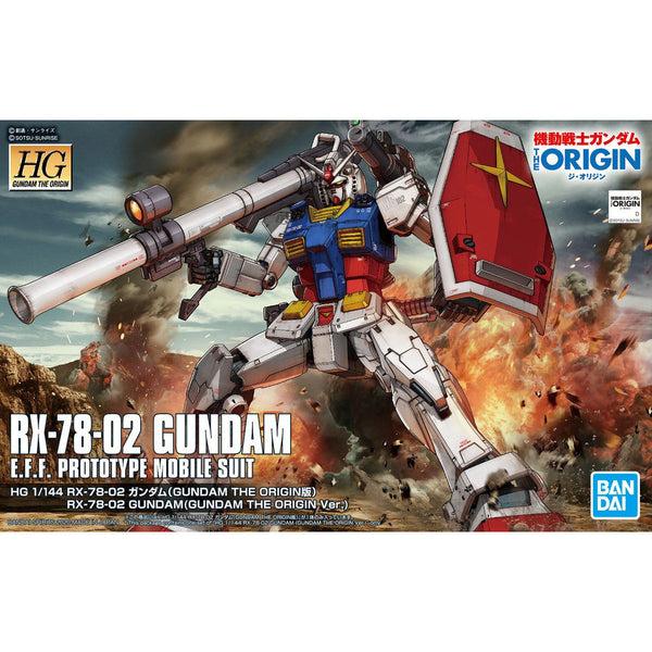 Bandai HG 1/144 RX-78-02 Gundam The Origin Model Kit