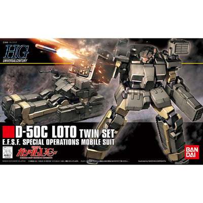 BAS2091785 Bandai HGUC 1/144 D-50C Loto Twin Set