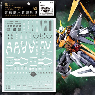 Artisan's Club MG Gundam Kyrios Water Slide Decal