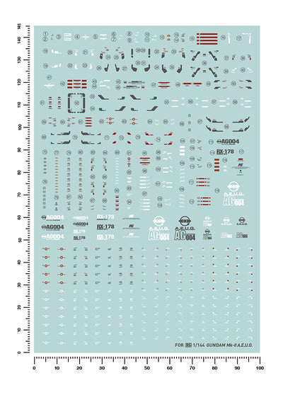 Artisan's Club RG RX-178 MK2(AEGU) Water Slide Decal