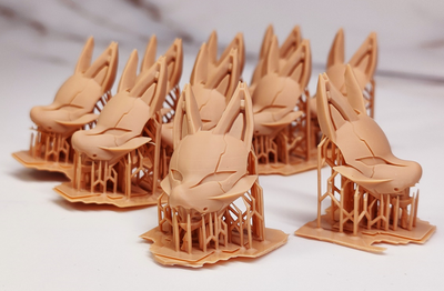 Shirazumi Workshop Fox Mask Resin Kit